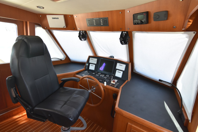 Captain at the helm